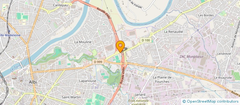 localisation de l'entreprise MONSIEUR JOSE MOLINA RAEL  ALBI