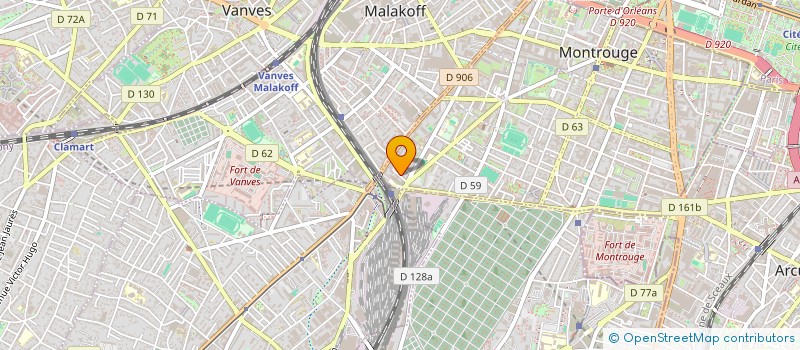 localisation de l'entreprise MONSIEUR JOSE MONJARAS GUTIERREZ  MONTROUGE