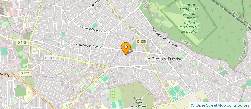 localisation de l'entreprise MONSIEUR JOSE MONTEIRO à LE PLESSIS-TREVISE