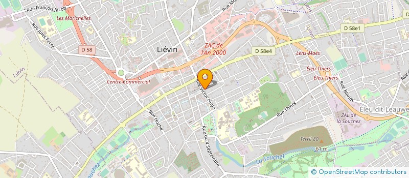 localisation de l'entreprise MONSIEUR JOSE MONTEIRO LOPES  LIEVIN