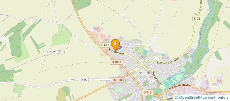 localisation de l'entreprise MONSIEUR JOSE MONVOISIN  BRETEUIL