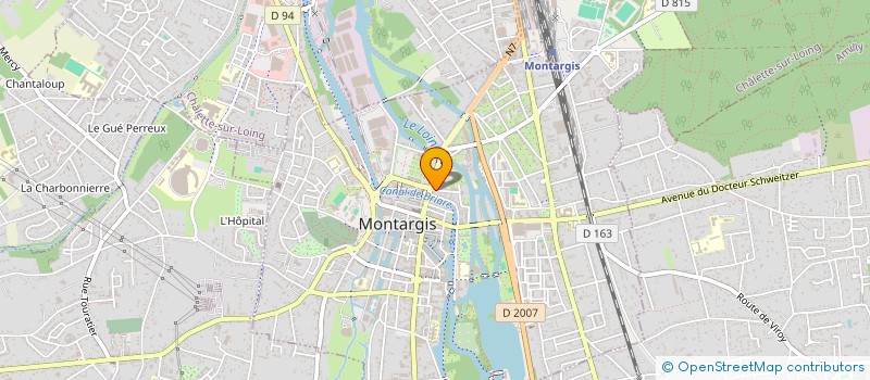 localisation de l'entreprise MONSIEUR JOSE MOREAU à MONTARGIS