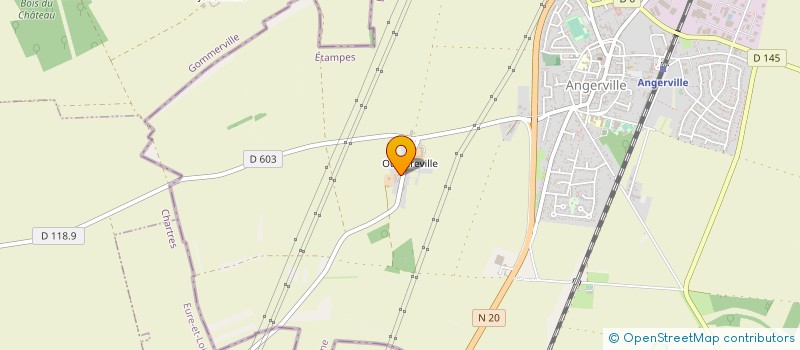 localisation de l'entreprise MONSIEUR JOSE MOREIRA  ANGERVILLE