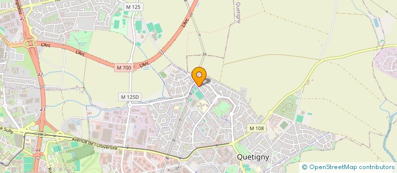 localisation de l'entreprise MONSIEUR JOSE MOREIRA GUEDES  QUETIGNY