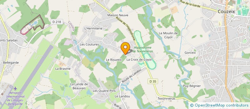 localisation de l'entreprise MONSIEUR JOSE MOREIRAS à COUZEIX