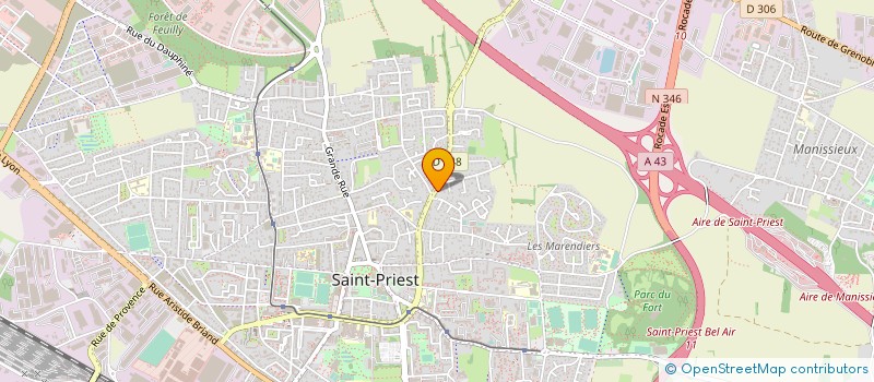 localisation de l'entreprise MONSIEUR JOSE MORENO  SAINT-PRIEST