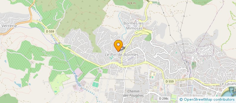 localisation de l'entreprise MONSIEUR JOSE MORENO-SERRANO  BORMES-LES-MIMOSAS