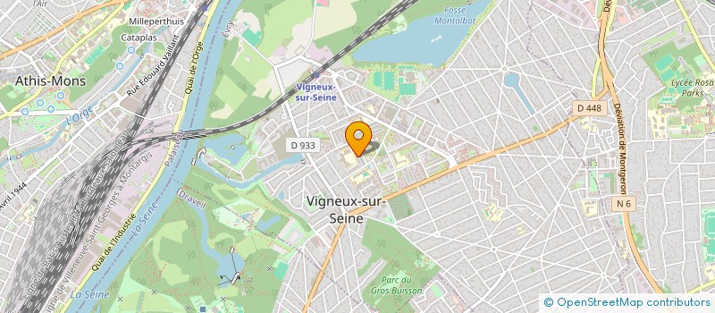 localisation de l'entreprise MONSIEUR JOSE MOSOKO  VIGNEUX-SUR-SEINE