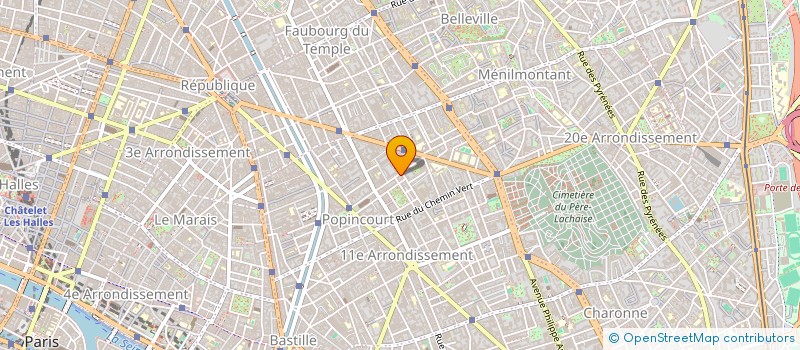 localisation de l'entreprise MONSIEUR JOSE MOTA à PARIS