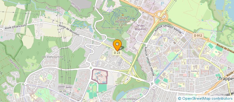 localisation de l'entreprise MONSIEUR JOSE MOURAO DA SILVA  ELANCOURT