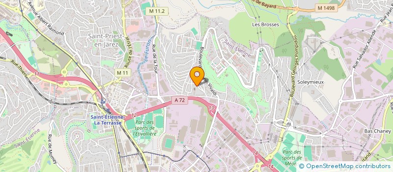 localisation de l'entreprise MONSIEUR JOSE MUNETON MAZO  SAINT-ETIENNE