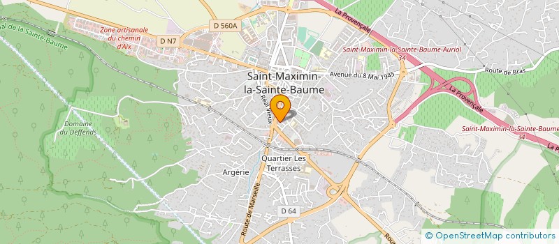 localisation de l'entreprise MONSIEUR JOSE MUNOZ CARRION à SAINT-MAXIMIN-LA-SAINTE-BAUME