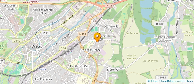 localisation de l'entreprise MONSIEUR JOSE N'KOY ILOMBO EFONGE à DREUX