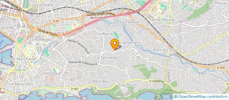 localisation de l'entreprise MONSIEUR JOSE NAVE  TOULON