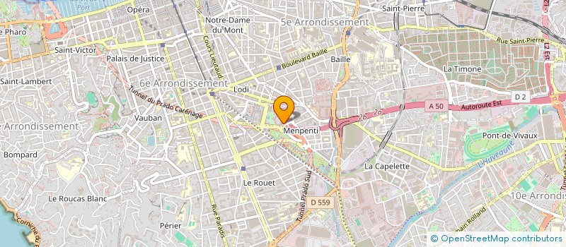 localisation de l'entreprise MONSIEUR JOSE NEVES DA SILVA à MARSEILLE