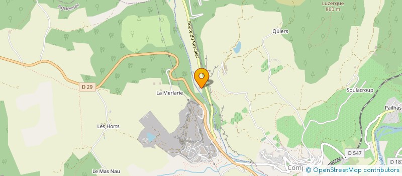 localisation de l'entreprise MONSIEUR JOSE NOGUEIRA  AGUESSAC