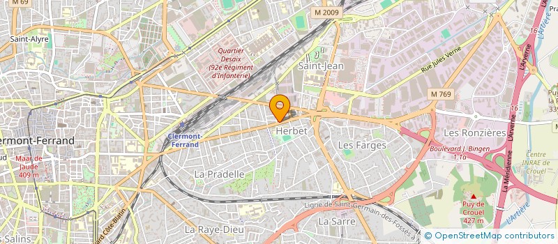 localisation de l'entreprise MONSIEUR JOSE NOGUEIRA OLIVEIRA  CLERMONT-FERRAND