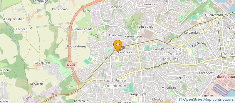 localisation de l'entreprise MONSIEUR JOSE NUBERY à BREST