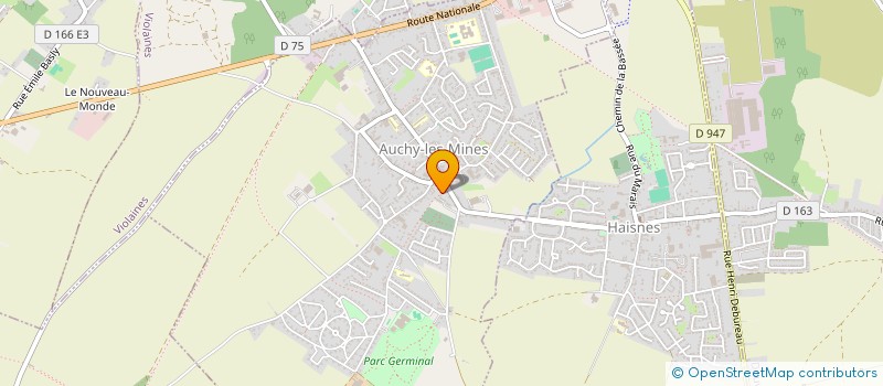 localisation de l'entreprise MONSIEUR JOSE NUNES PAULO à AUCHY-LES-MINES
