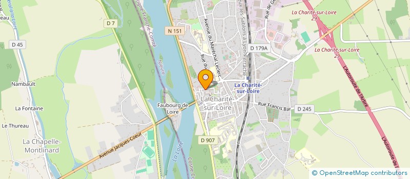 localisation de l'entreprise MONSIEUR JOSE OLIVARES VILLEGAT  LA CHARITE-SUR-LOIRE