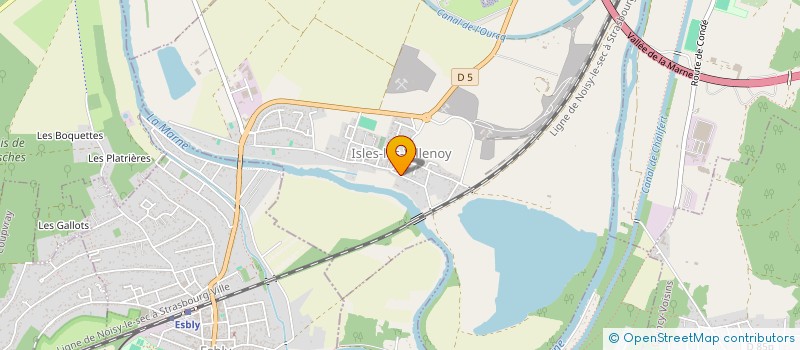 localisation de l'entreprise MONSIEUR JOSE OLIVEIRA  ISLES-LES-VILLENOY