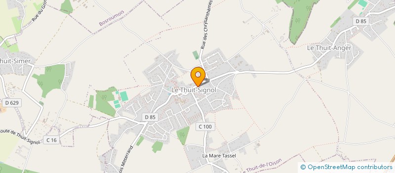 localisation de l'entreprise MONSIEUR JOSE OLIVEIRA DA SILVA  LE THUIT DE L'OISON