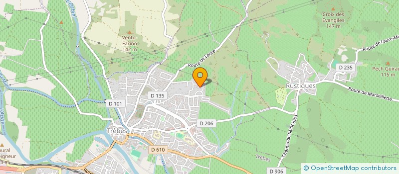 localisation de l'entreprise MONSIEUR JOSE OLIVEIRA LOPES  TREBES