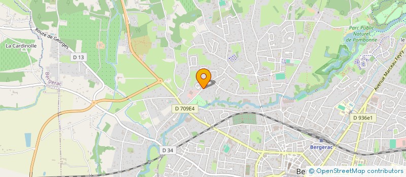 localisation de l'entreprise MONSIEUR JOSE OLIVEIRA SA à BERGERAC