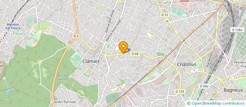 localisation de l'entreprise MONSIEUR JOSE-OLIVIER ALVAREZ à CLAMART