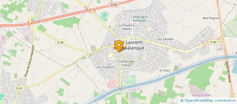 localisation de l'entreprise MONSIEUR JOSE ORTIZ  SAINT-LAURENT-DE-LA-SALANQUE