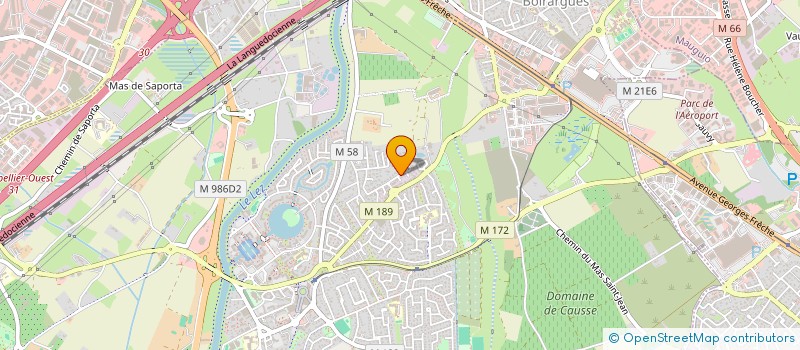 localisation de l'entreprise MONSIEUR JOSE OVIEDO à LATTES