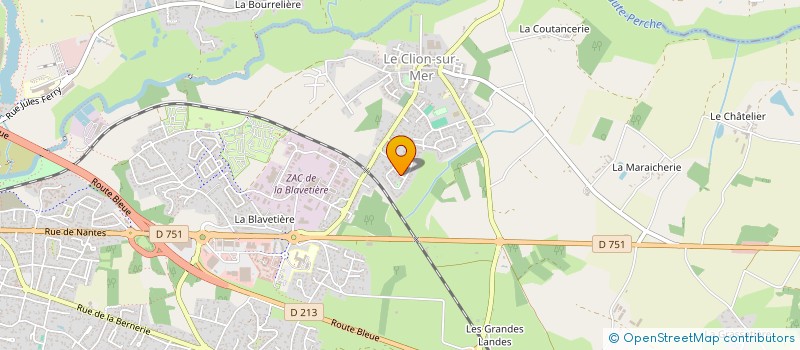 localisation de l'entreprise MONSIEUR JOSE PACAUD à LA PLAINE-SUR-MER