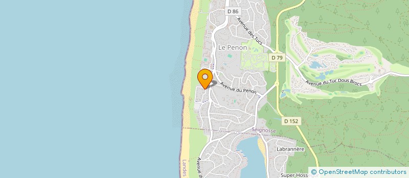 localisation de l'entreprise MONSIEUR JOSE PADILLO CRUZ  SEIGNOSSE