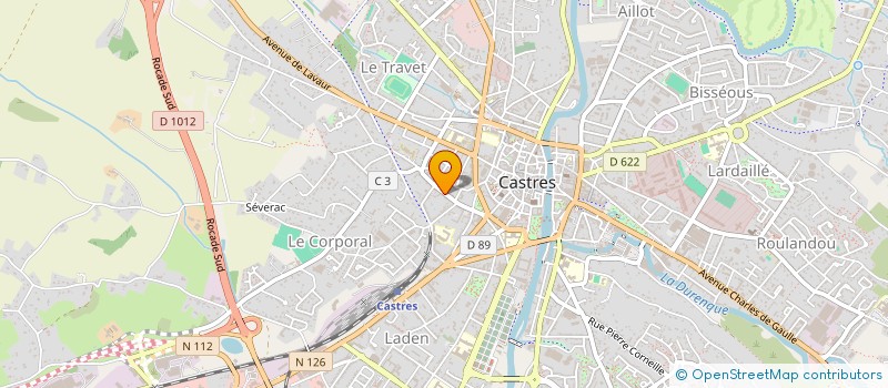 localisation de l'entreprise MONSIEUR JOSE PALHARES DE JESUS à CASTRES