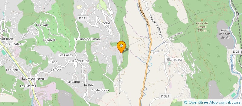 localisation de l'entreprise MONSIEUR JOSE PASTORINO  CONTES