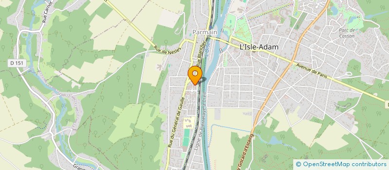 localisation de l'entreprise MONSIEUR JOSE PAUTASSO  PARMAIN