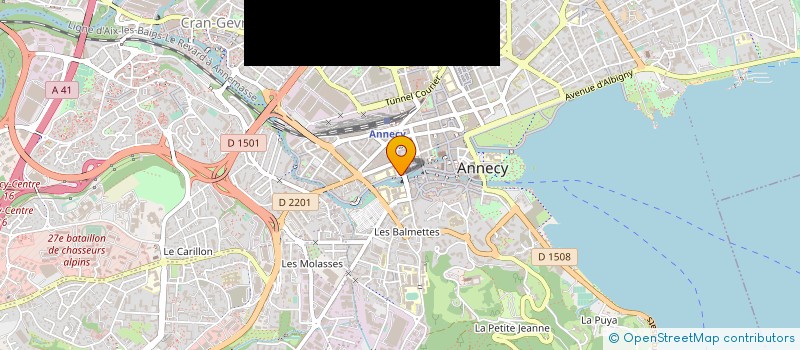 localisation de l'entreprise MONSIEUR JOSE PAZOS CASTINEIRA  ANNECY