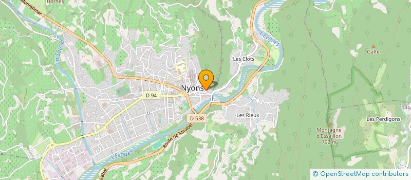 localisation de l'entreprise MONSIEUR JOSE PELOSI  NYONS