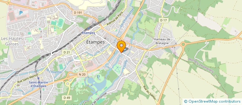 localisation de l'entreprise MONSIEUR JOSE PERDOMO BOFFILL  ETAMPES