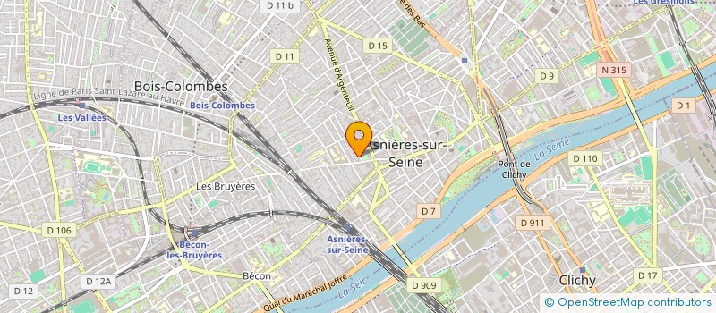localisation de l'entreprise MONSIEUR JOSE PEREIRA à ASNIERES-SUR-SEINE