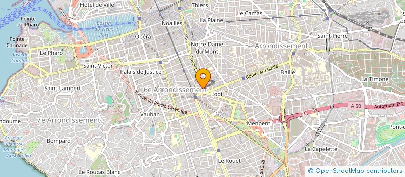 localisation de l'entreprise MONSIEUR JOSE PEREIRA  MARSEILLE