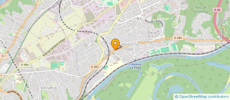 localisation de l'entreprise MONSIEUR JOSE PEREIRA  RILLIEUX-LA-PAPE