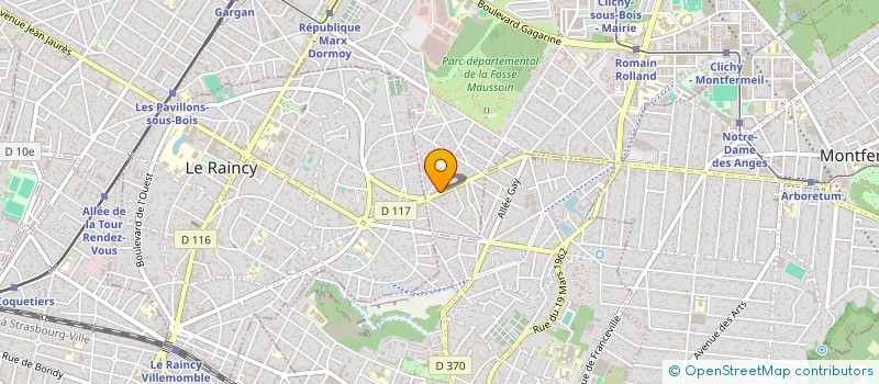 localisation de l'entreprise MONSIEUR JOSE PEREIRA à CLICHY-SOUS-BOIS