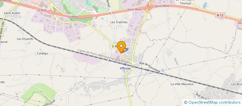 localisation de l'entreprise MONSIEUR JOSE PEREIRA à YFFINIAC