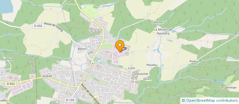 localisation de l'entreprise MONSIEUR JOSE PEREIRA  TOSSE