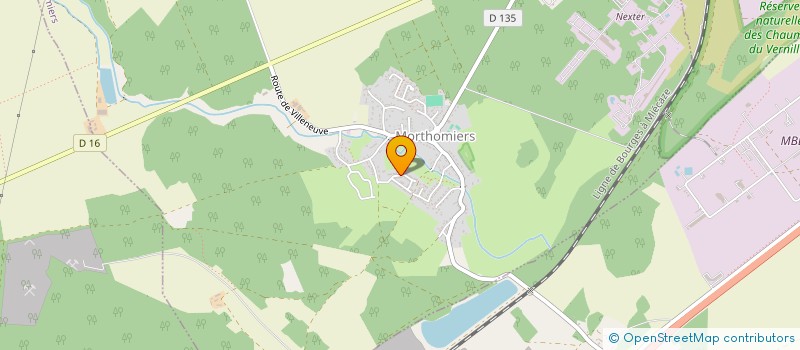 localisation de l'entreprise MONSIEUR JOSE PEREIRA  MORTHOMIERS