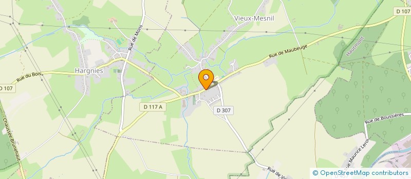 localisation de l'entreprise MONSIEUR JOSE PEREIRA  VIEUX-MESNIL