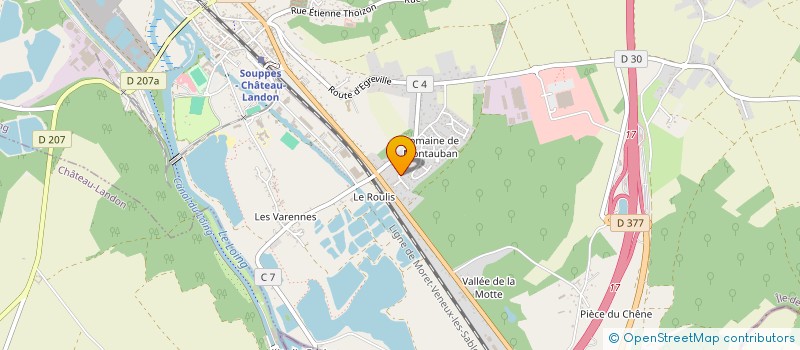 localisation de l'entreprise MONSIEUR JOSE PEREIRA CLARO  SOUPPES-SUR-LOING