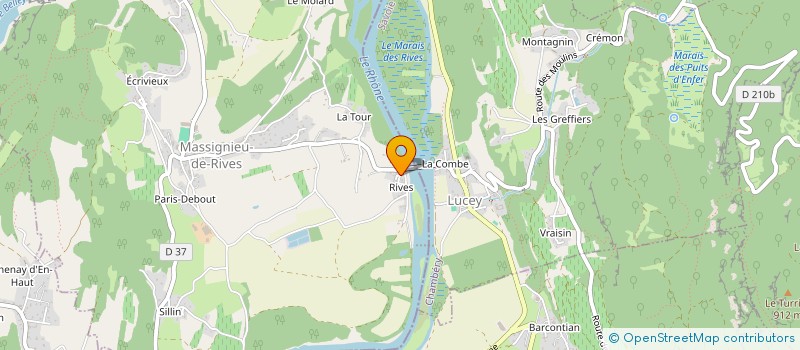 localisation de l'entreprise MONSIEUR JOSE PEREIRA DOS SANTOS à MAGNIEU