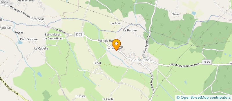 localisation de l'entreprise MONSIEUR JOSE PEREIRA GONCALVES DE OLIVEIRA  SAINT-CIRQ